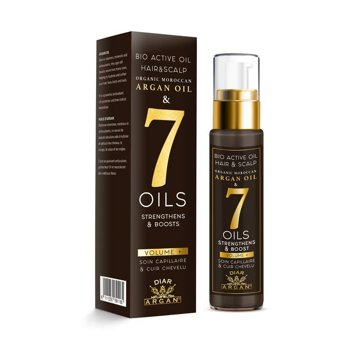 Bioactief argan- en haarmasker met zeven oliën voor wholesale door DIAR ARGAN