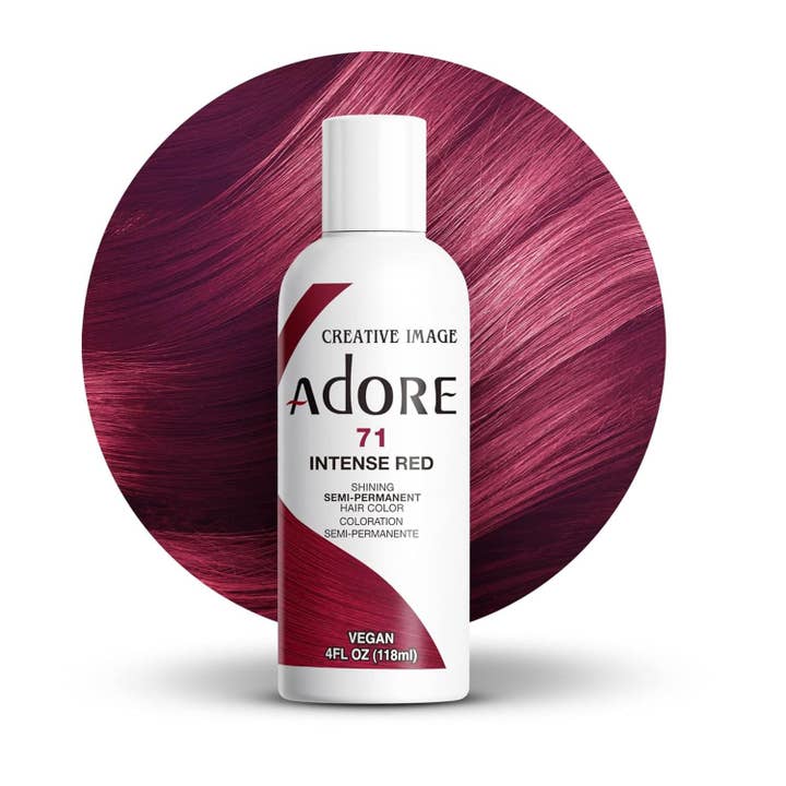 KT Supply - Wholesale Hair Dye - Adore Semi Permanent Hair Color,Instanse Red,71