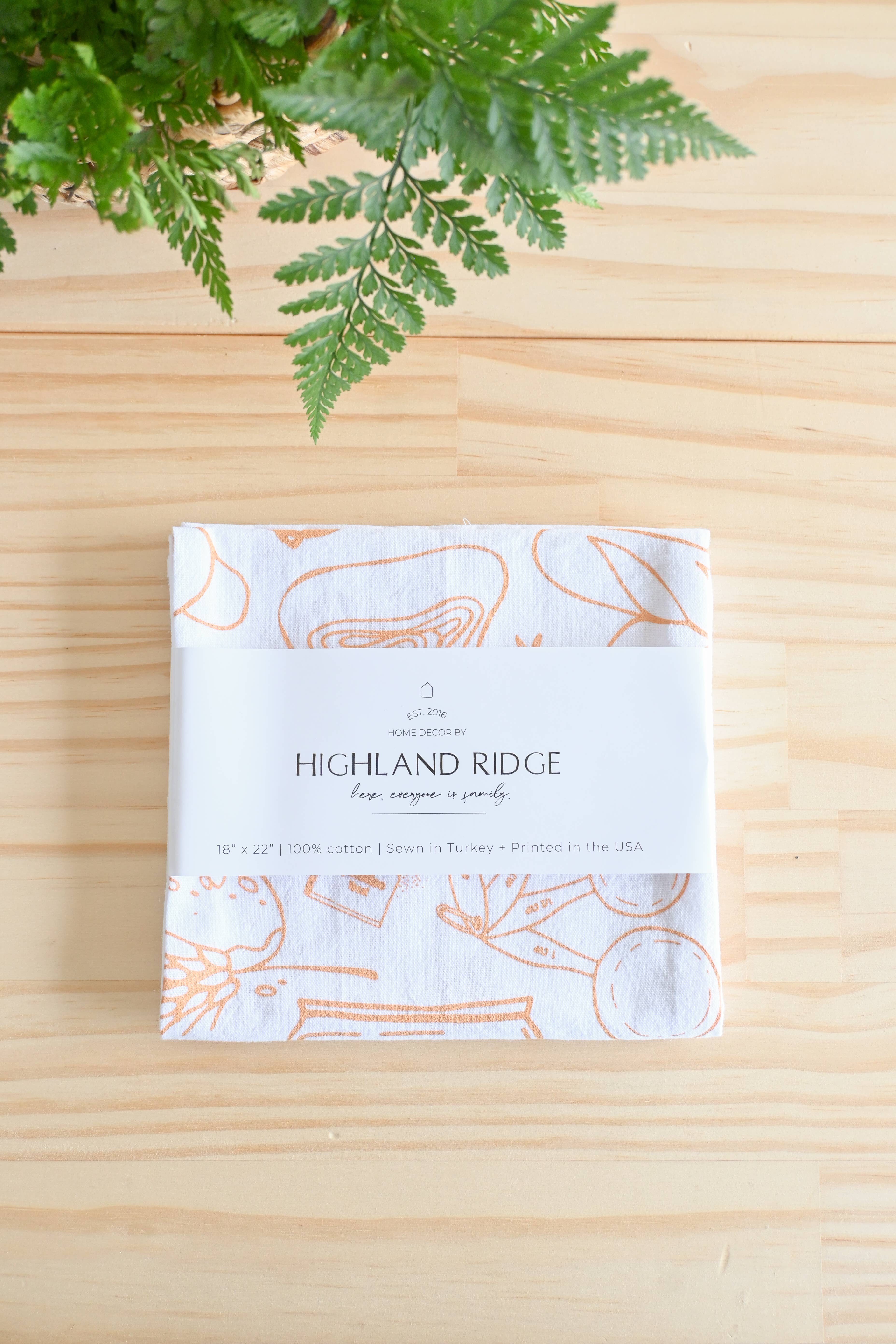 Highland Ridge  |  Handmade Home Decor - Wholesale Tea Towel - Bread Baking Tea Towel8