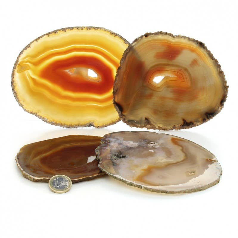 UniArt - Vendita all'ingrosso Pietra/cristallo spirituale - Fette di agata naturale colorata - vari formati6