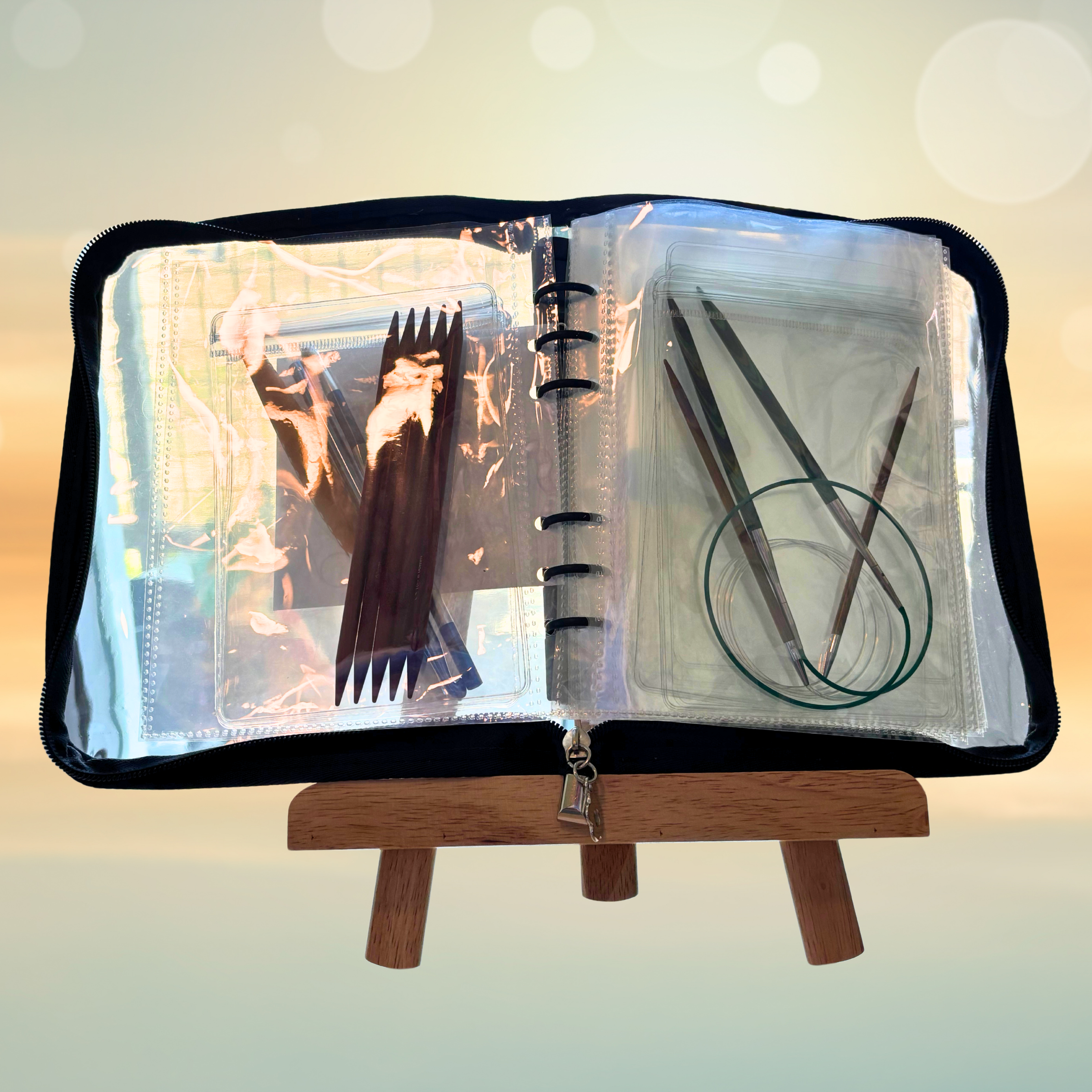 Comma Craft Co - Wholesale Knitting/Crochet Supplies - The Hook & Needle Binder - Deluxe Knitting Crochet Organizer1