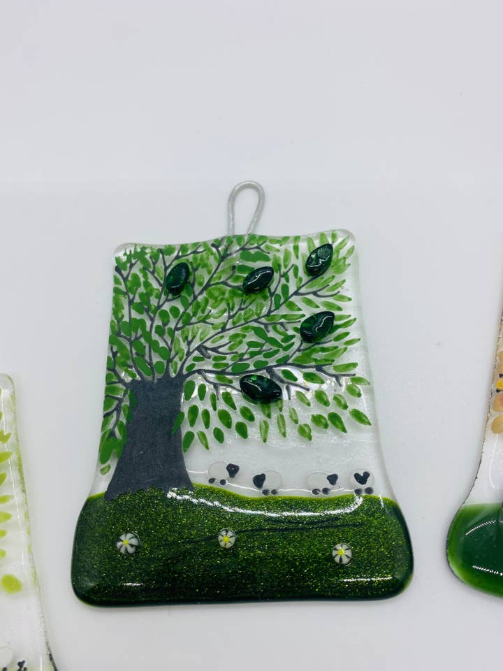 Tentures murales Summer Countryside pour la vente par Ally Glass Studio