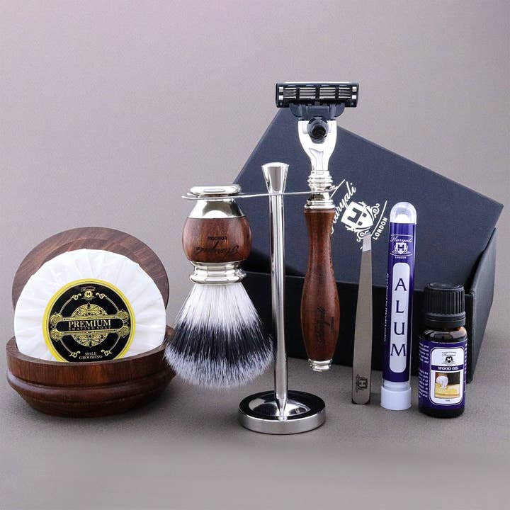 Haryali London – wholesale Shaving set/kit – Men's – Haryali's Wooden Range Shaving Kit11