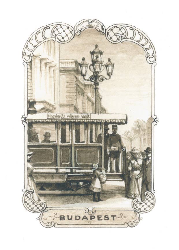 Bomo Art Budapest - Wholesale Everyday Greeting Card - Greeting Card + Envelope107