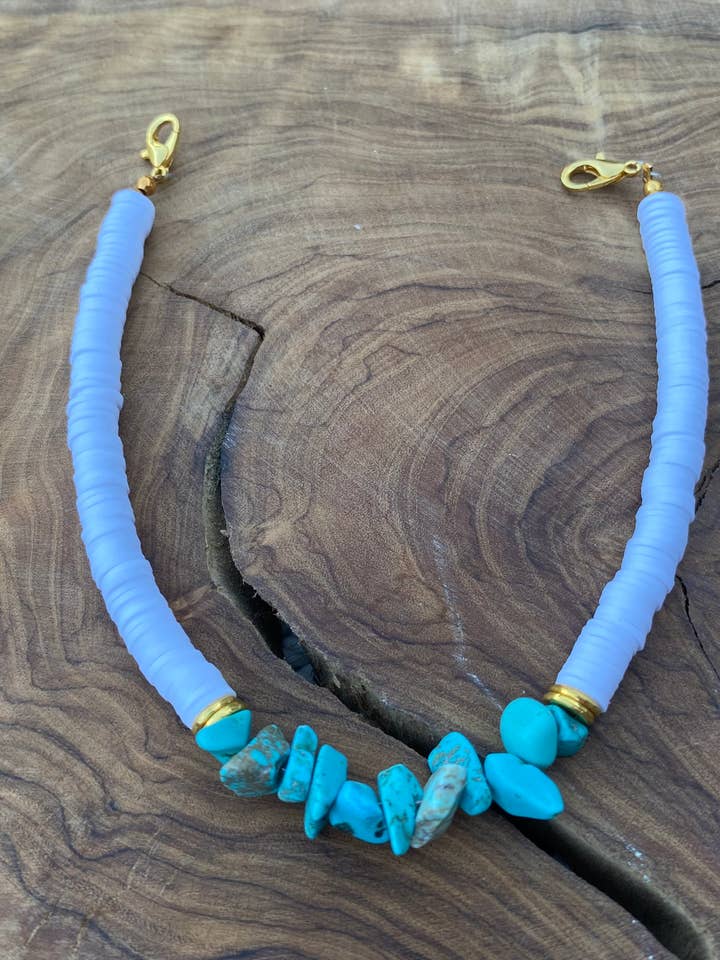 fuax Turquoise trucker hat chain for wholesale by The western jewel