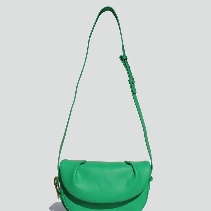 STREET LEVEL - Wholesale Crossbody Bag - Women's - Fleur Half Moon Crossbody