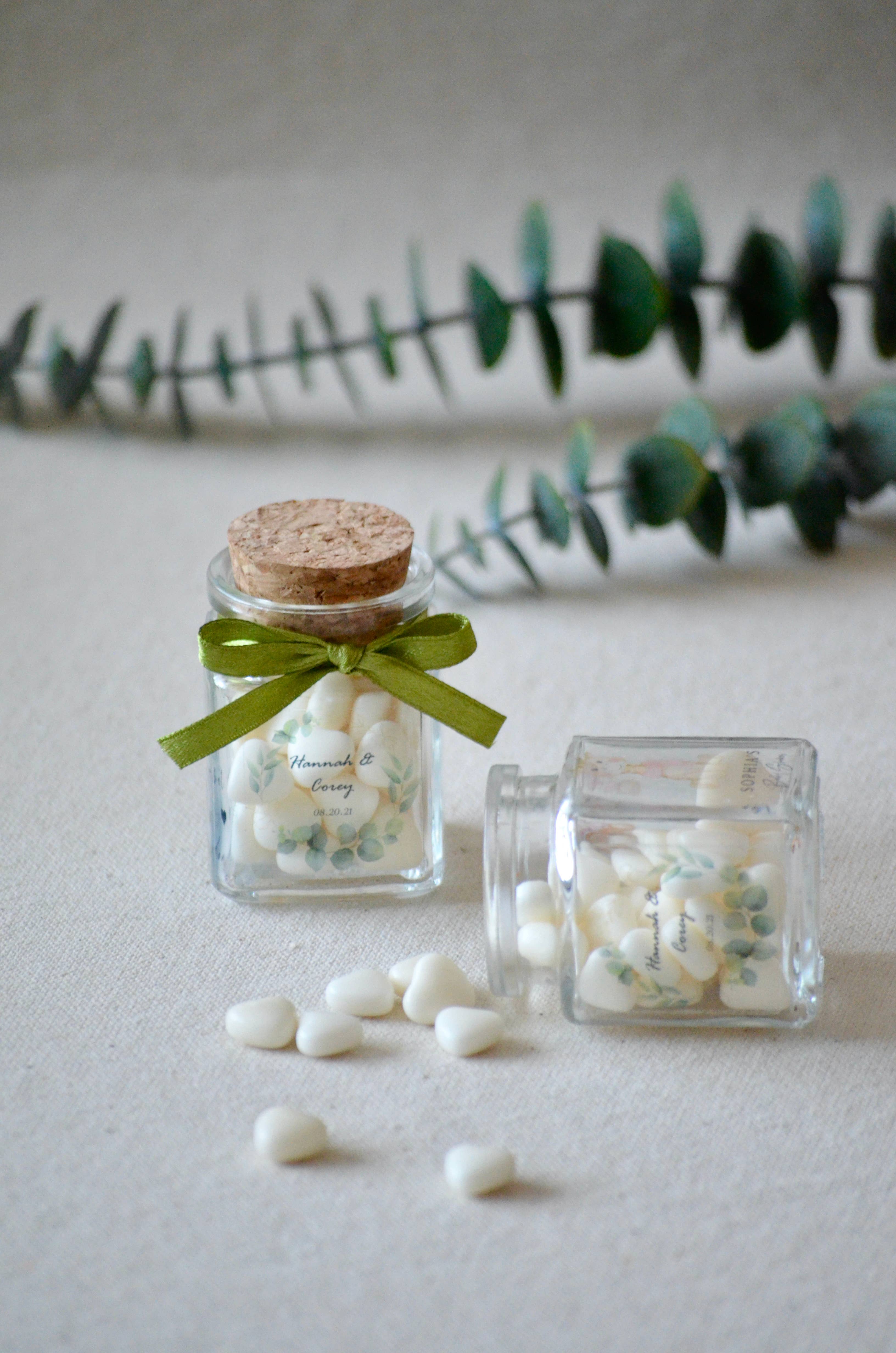 Uniq Favors - Wholesale Party gift - Heart-Shaped Candy Glass Bottle Favors, Wedding Candy Favors8