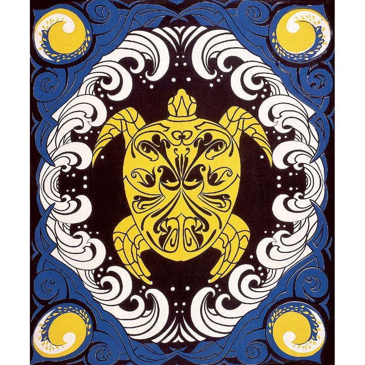 Tribal Turtle - Full Tapestry for wholesale by Official Store