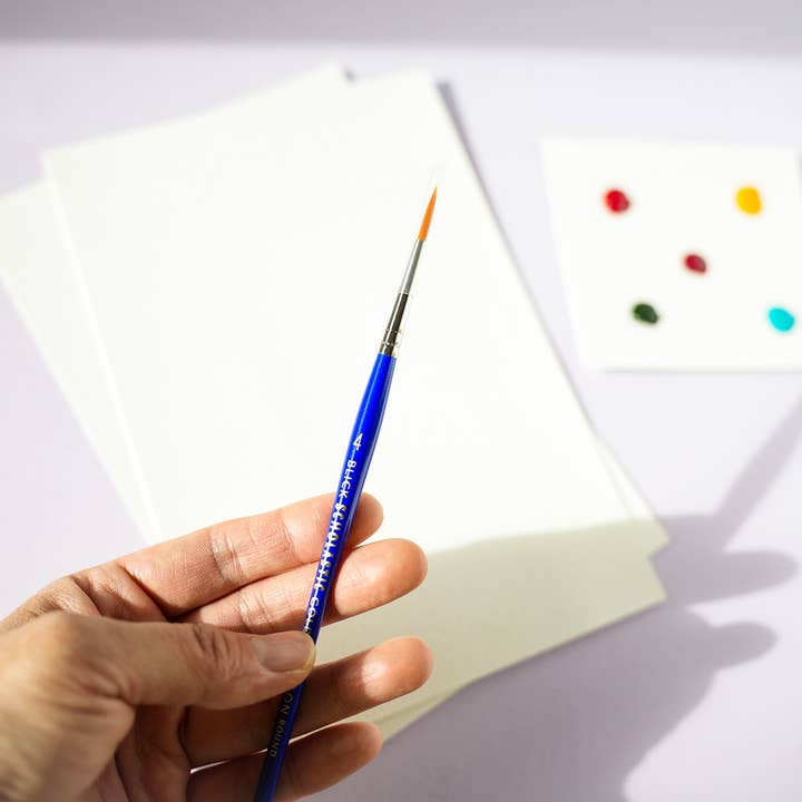Jean Choe Art & Design - Wholesale DIY Craft Kit - Florals Watercolor Painting Kit with Outlined Pages