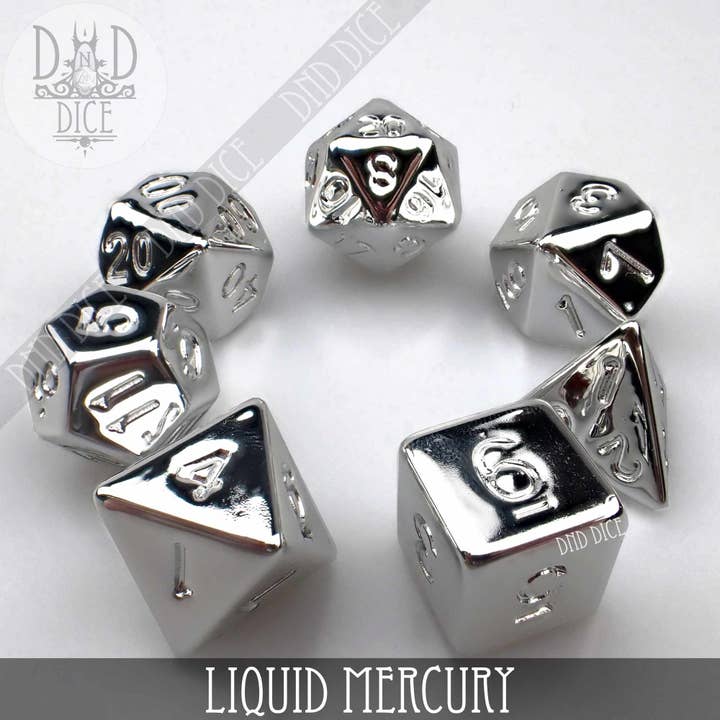 DNDDICE.COM - Wholesale Dice - Liquid Mercury2