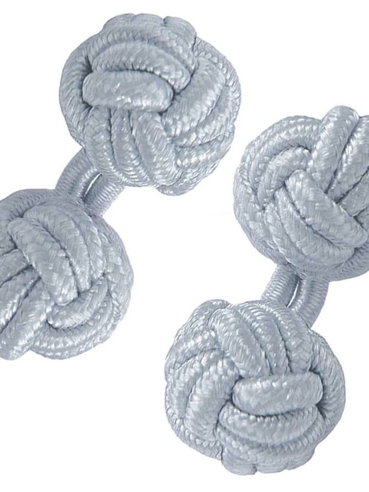 LYSEGRÅ ELASTISKE MANCHETKNAPPER MED BOLDE for engroshandel hos Josvil