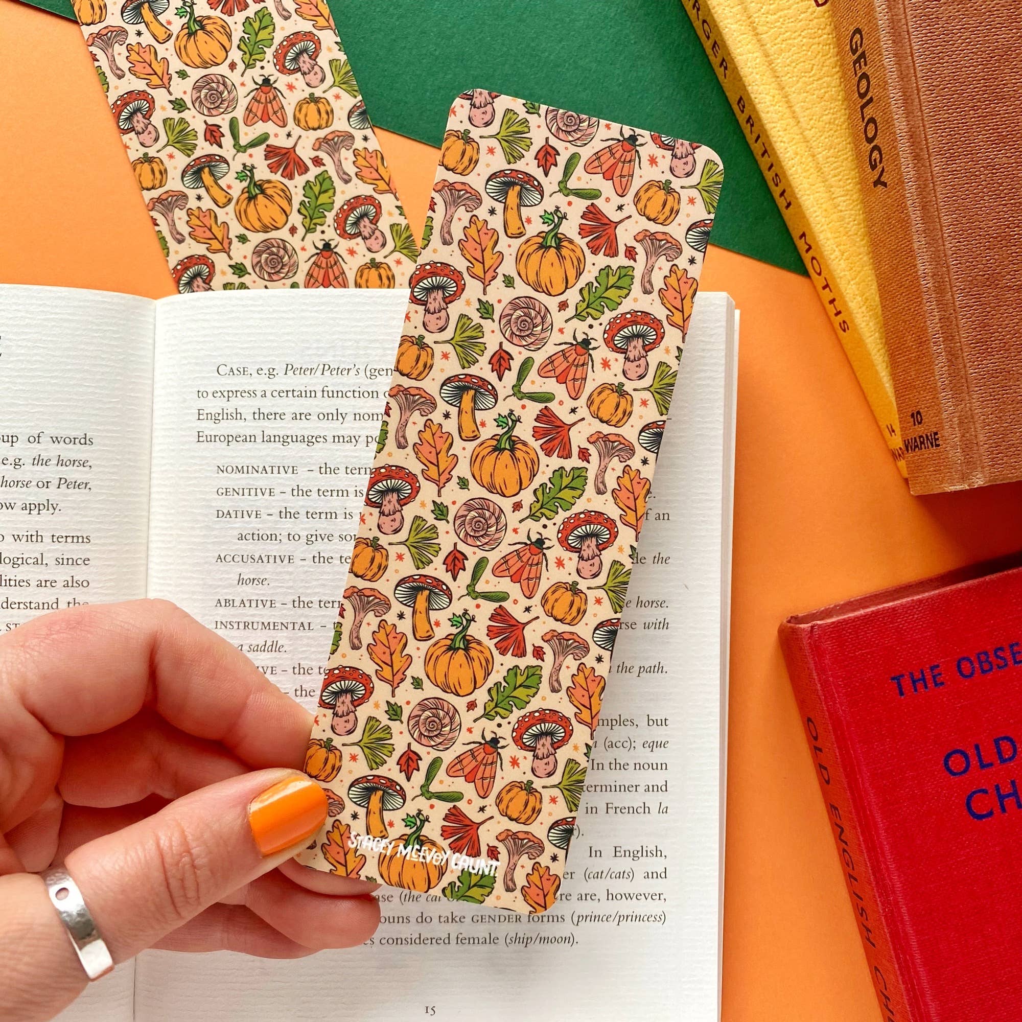 Stacey McEvoy Caunt - Wholesale Bookmark - Autumn Pattern Bookmark1