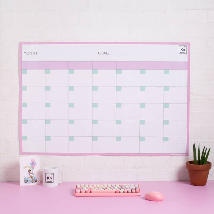 Wandkalender trocken abwischen für den Großhandel von KitsCH Noir