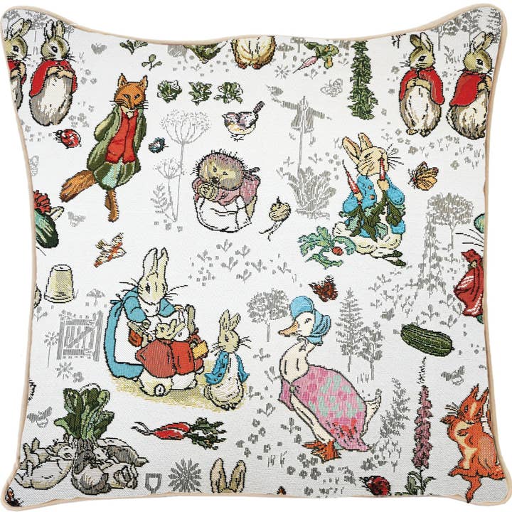 CCOV-BP-PETER | Almofada Decorativa de Moda para Casa Peter Rabbit 45x45 cm por atacado de SignareArt