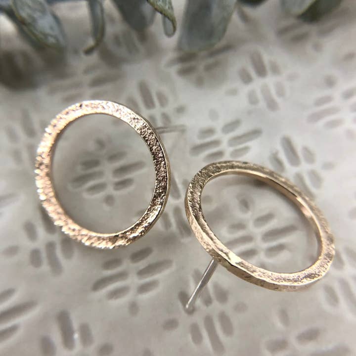 Full Moon Studs for wholesale by Open Fire Jewellery