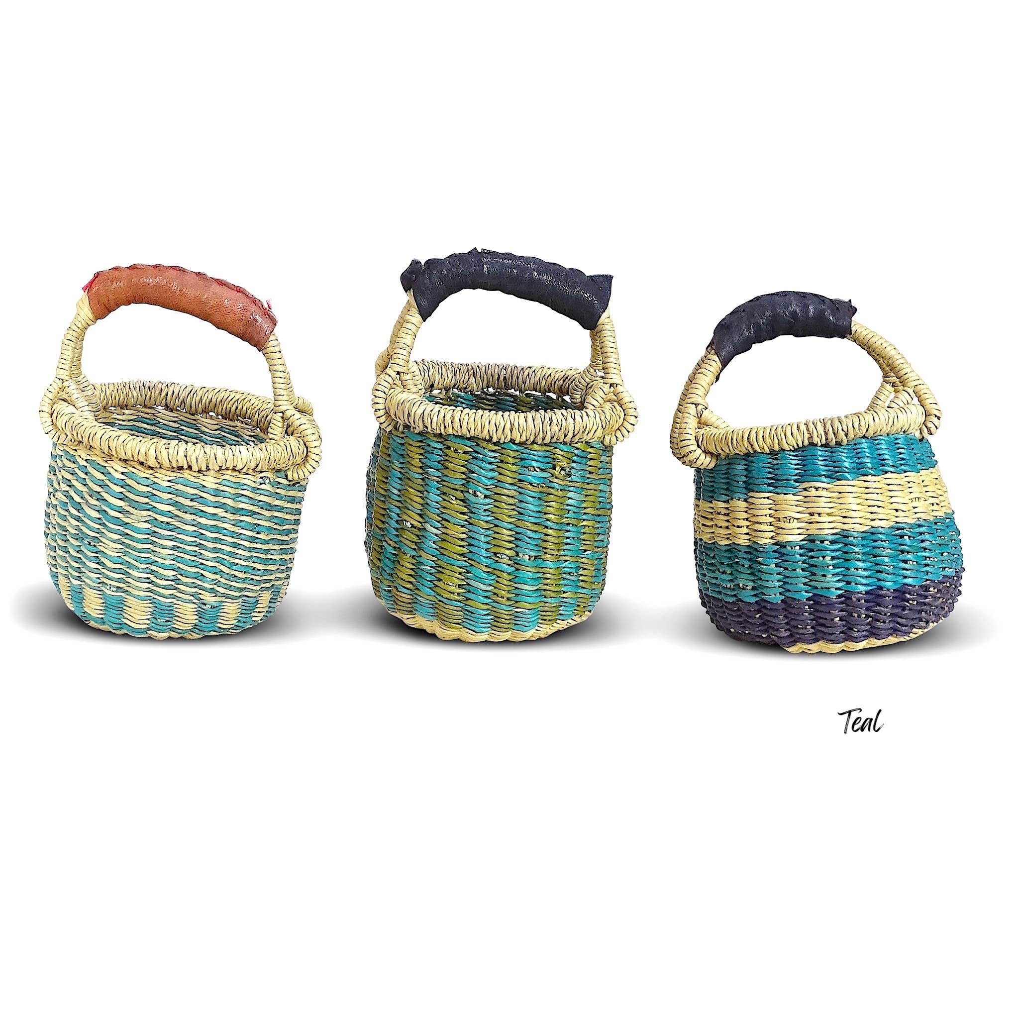 Ti-a Woven Goods - Wholesale Gift Bag - Mini Basket / Gratitude5
