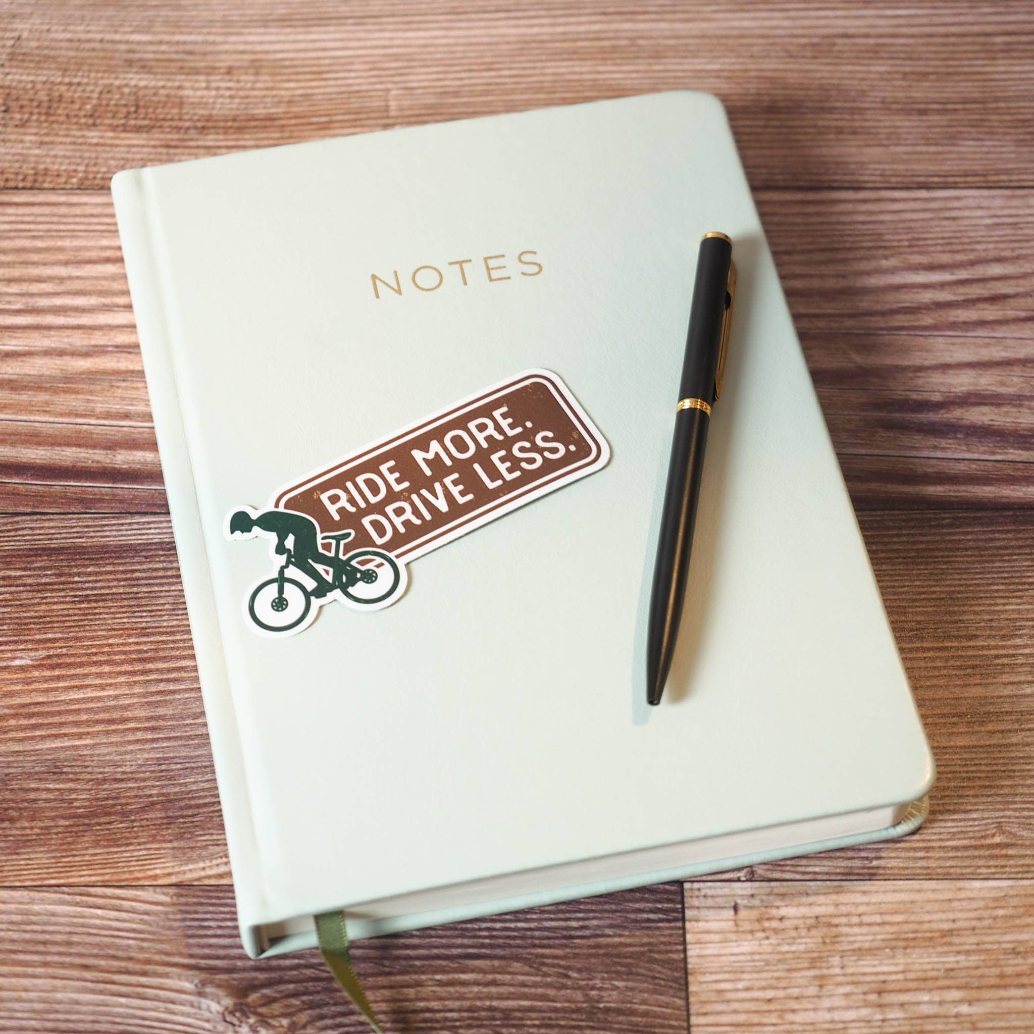 Sentinel Supply – wholesale Klistermärke – Ride More, Drive Less klistermärke för mountainbike4