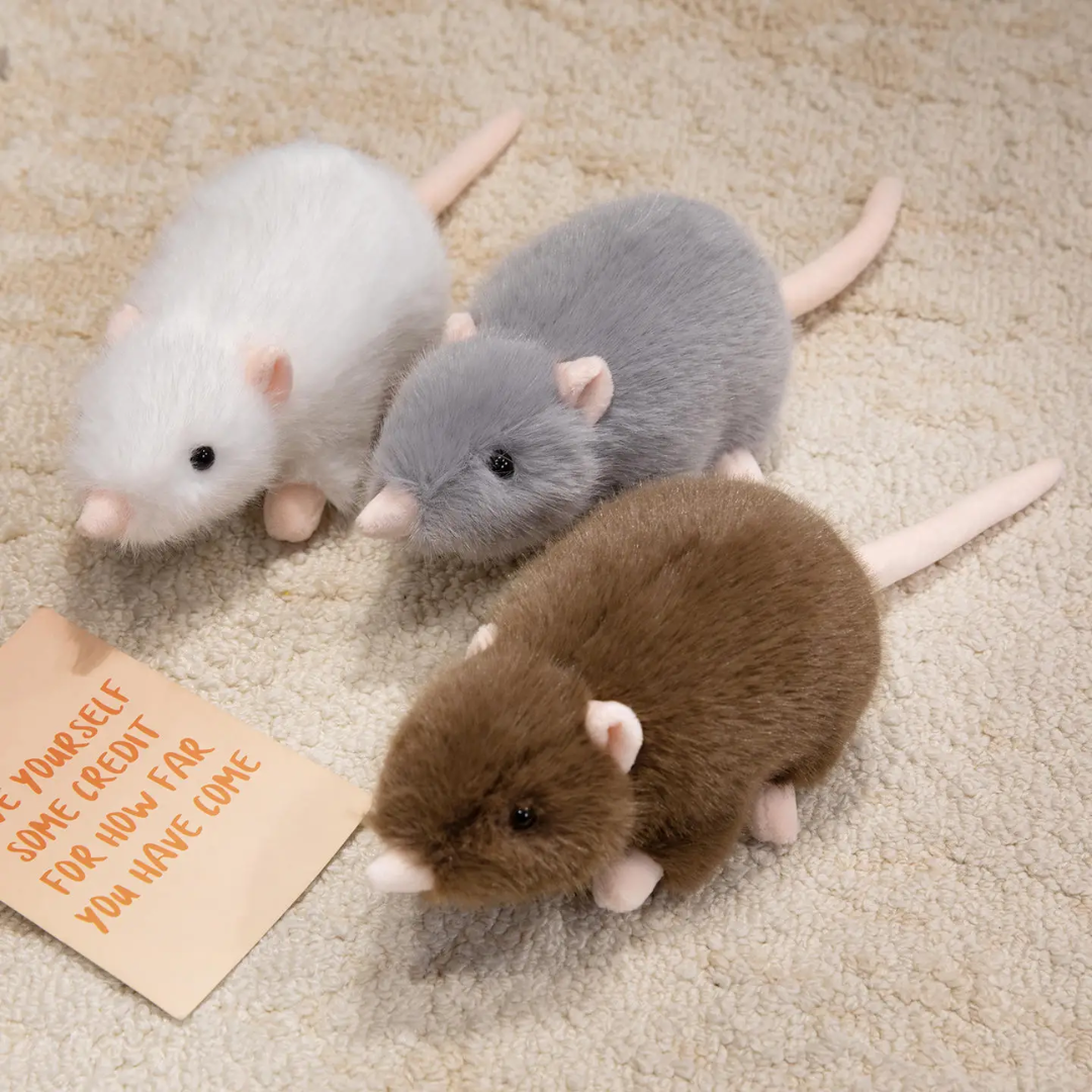 Buddha Ayurveda – Peluche - Crianças e bebés por atacado – Almofada de Peluche de Rato Fofo – 30CM sortido0