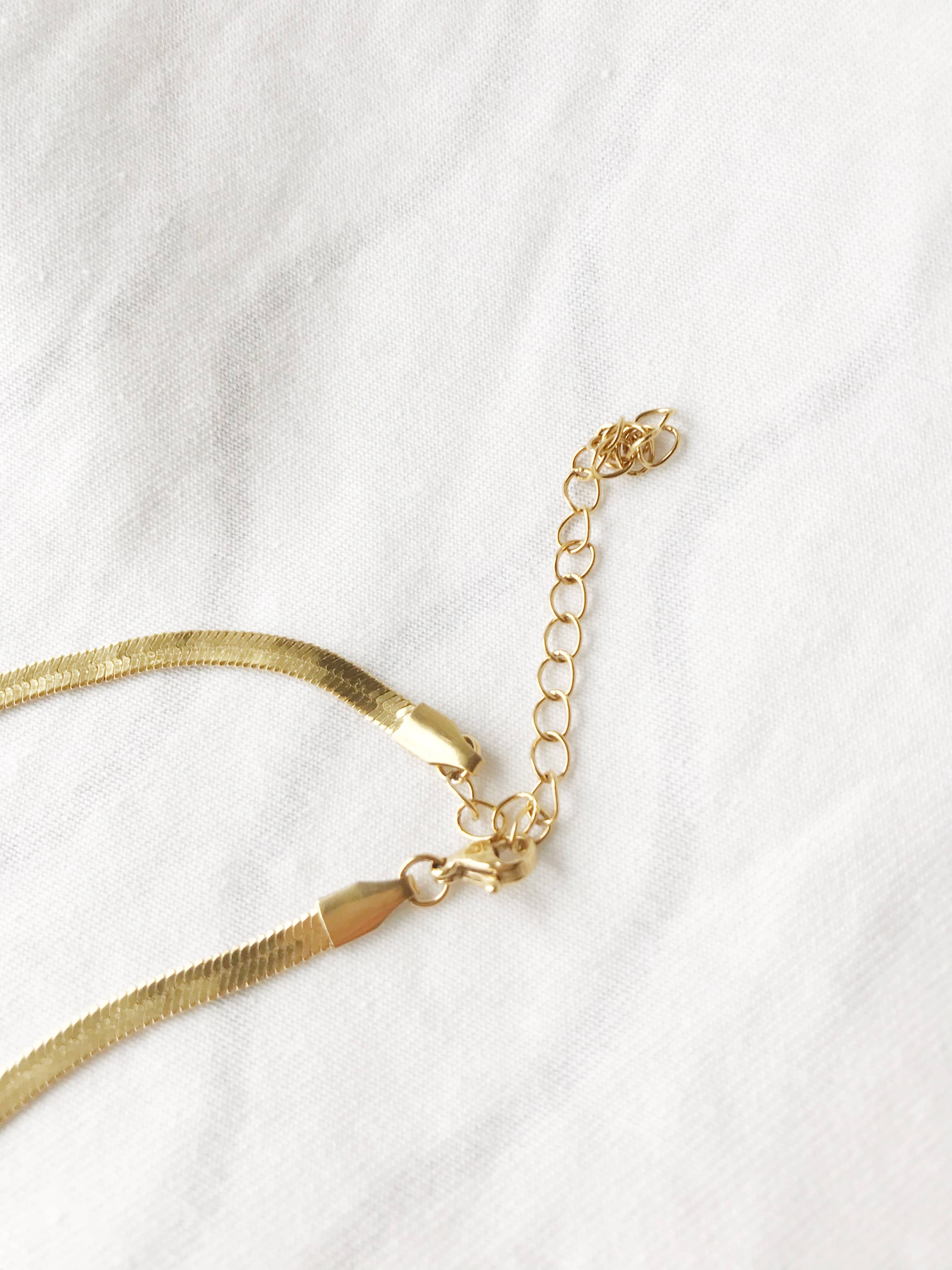 Olivia Lo Jewelry - Wholesale Link & Chain Necklace - Herringbone Necklace3