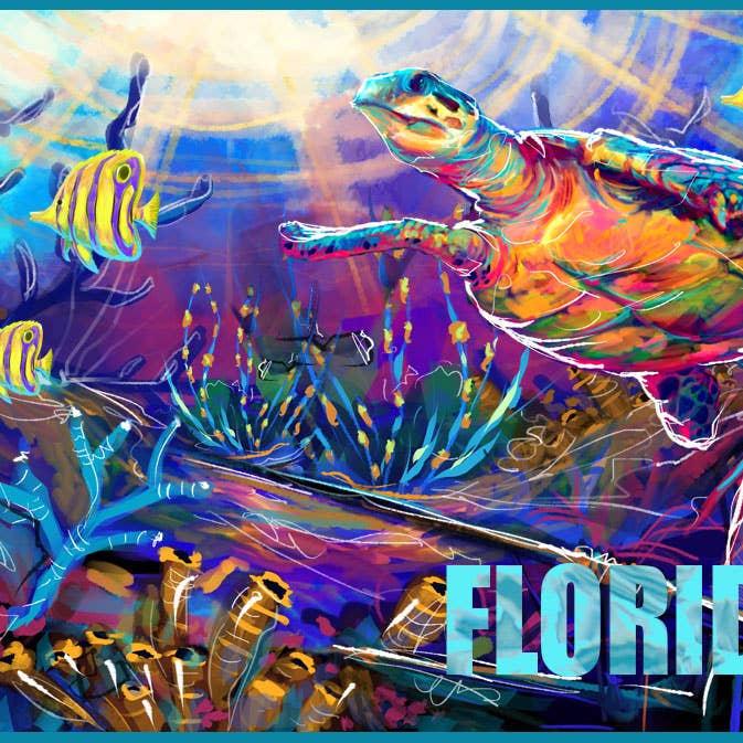 Florida - Reefer Madness för wholesale av Fun Fridge Magnets