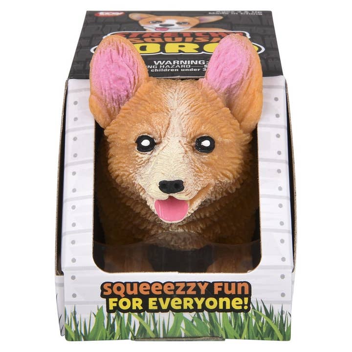 La Luna Bella - Toys - Wholesale Squishy Toy - Kids & Baby - 4" STRETCHY, SQUISH CORGI LLB Squishy Toys