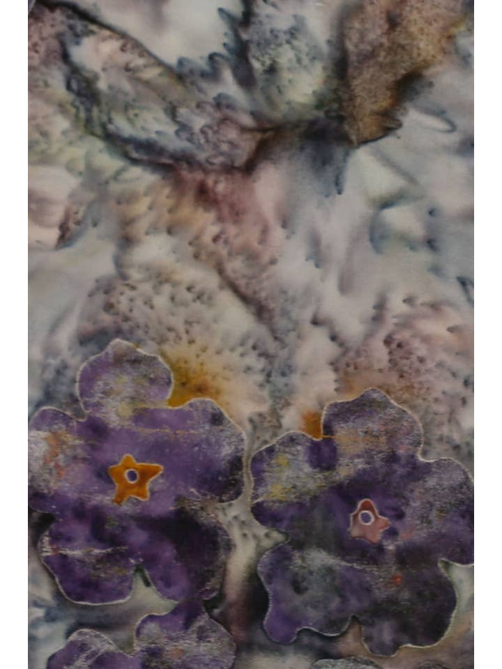 Sunshine Joy - Wholesale Button Down Shirt - Men's - Button Down Camp Shirt Moonflower Batik by Hary Dary