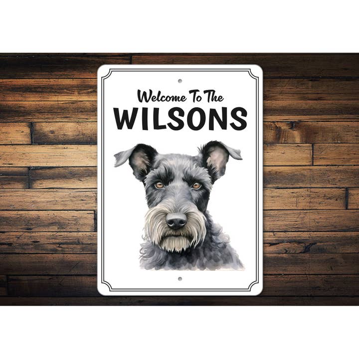 Lizton Sign Shop, Inc - Wholesale Sign - Kerry Blue Terrier Welcome To Personalized Sign1