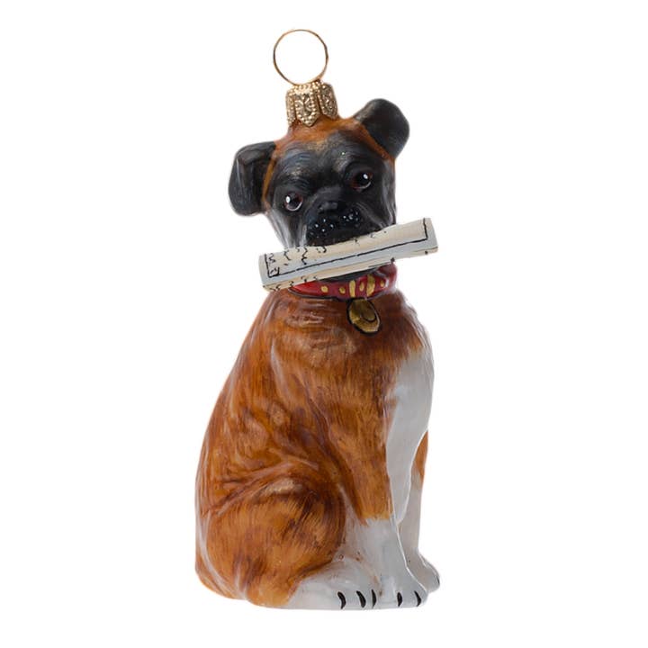 Boxer with Newspaper for wholesale by Joy To The World Collectibles