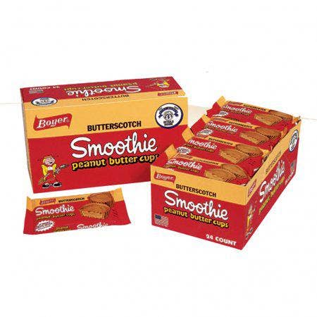 Boyer Smoothie Peanut Butter Cups 24 Count for wholesale by Long Island Candy Factory