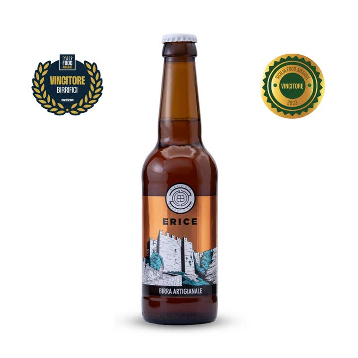 Birrificio Baroni birra srl - Vendita all'ingrosso Birra - Erice 0,33Cl - Amber Ale - Birra artigianale0