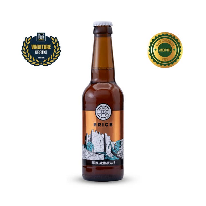 Birrificio Baroni birra srl – Engroshandel Øl – Erice 0.33Cl - Amber Ale - Håndværksøl