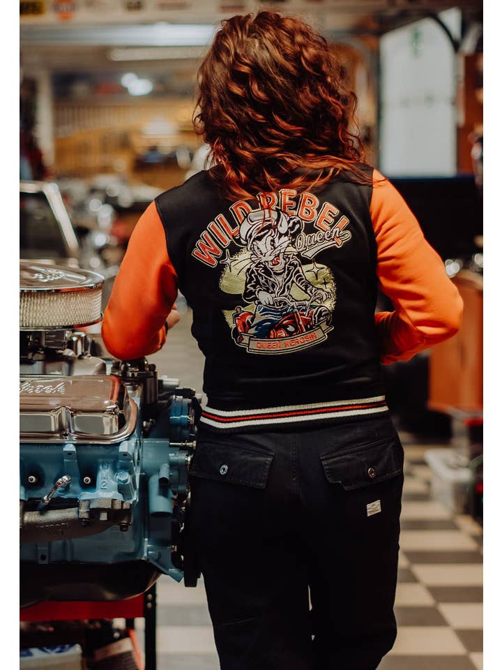 black College Jacket "Wild Rebel" for wholesale on Faire5