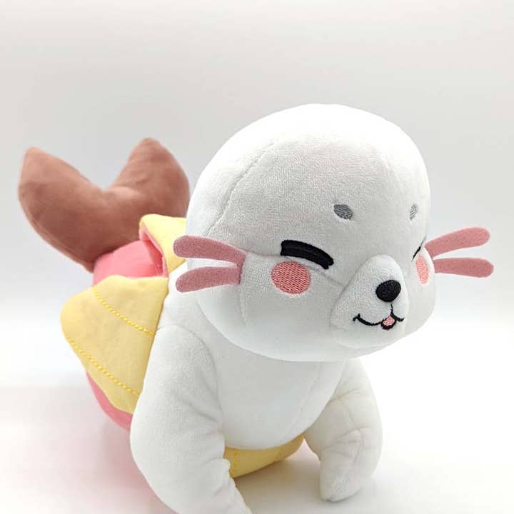 Peluche de phoque en forme de banane rose fraîche pour la vente par Disburst