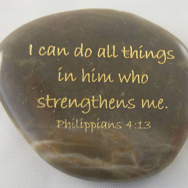 Scripture Stone - I can do all things...Philippians 4:13 for wholesale by SHOPGIVECOURAGE