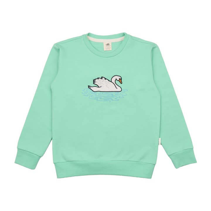 Swans in Spring-Sweatshirt for wholesale by walkiddy