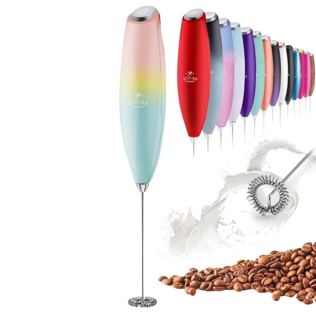 Zulay Kitchen - Wholesale Kitchen Tool/Gadget - Powerful Handheld Milk Frother - No Stand23