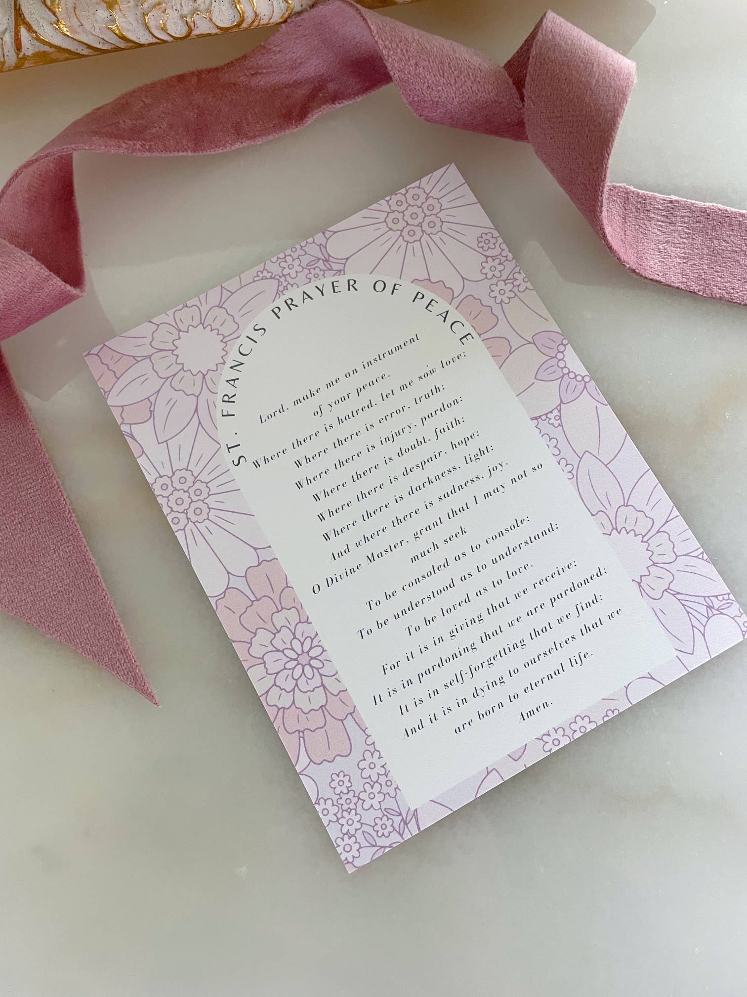 Laalee Jewelry - Wholesale Religious Card - St Francis of Assisi Prayer Card Gift for Peace Prayer Saint1