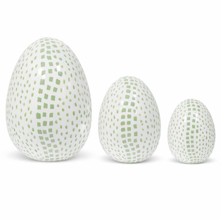 Uovo Verde Chiaro a Pois per la vendita all'ingrosso da parte di The Enchanted Home