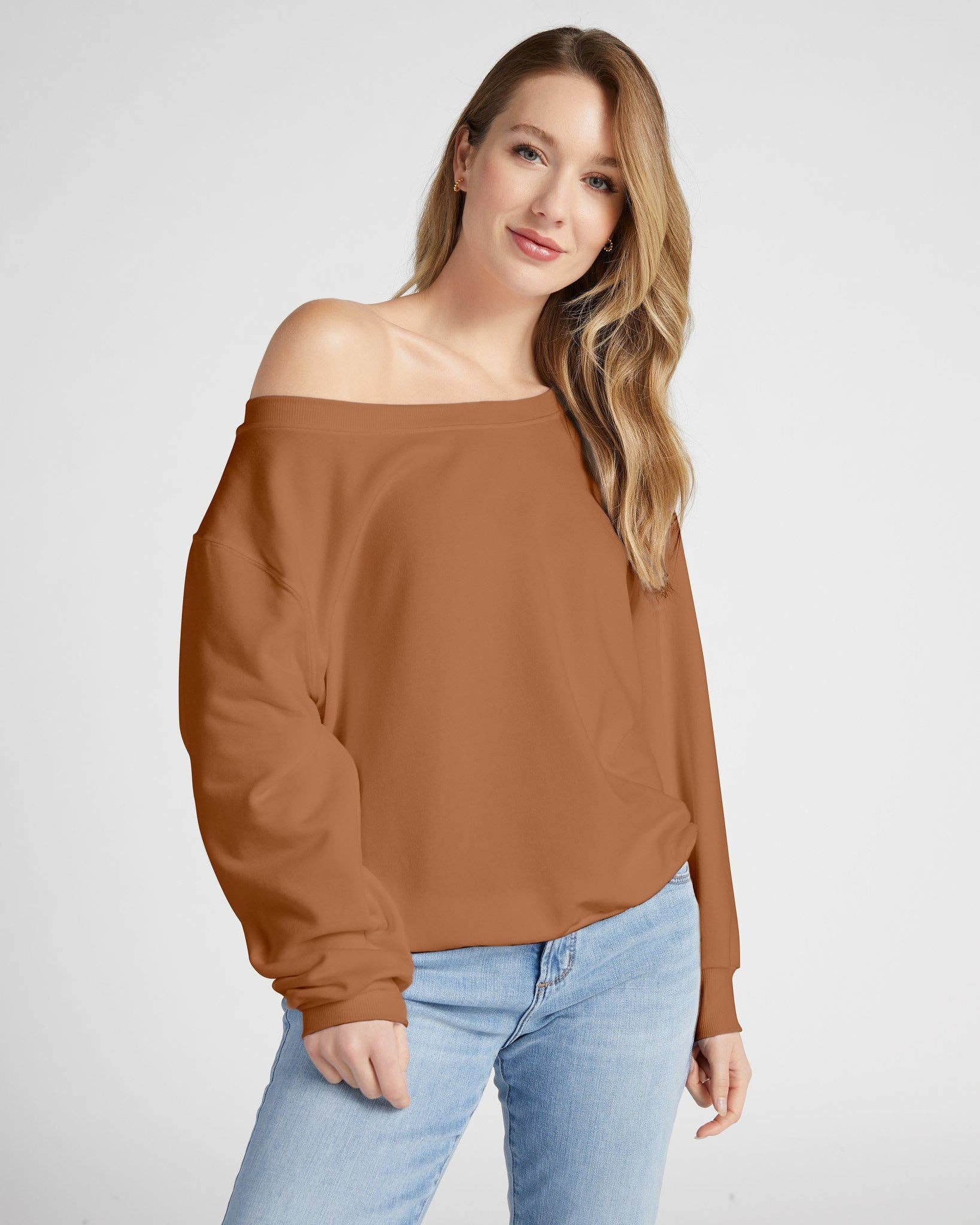 Seventy Eight and Sunny (SEAS) - Wholesale Sweatshirt - Women's - Brooksville One Shoulder Sweatshirt70