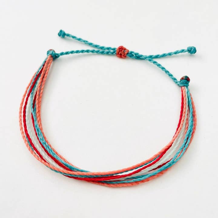 Colorful Adjustable String Bracelet - Wildflower for wholesale by Caitlyn Clare Flair