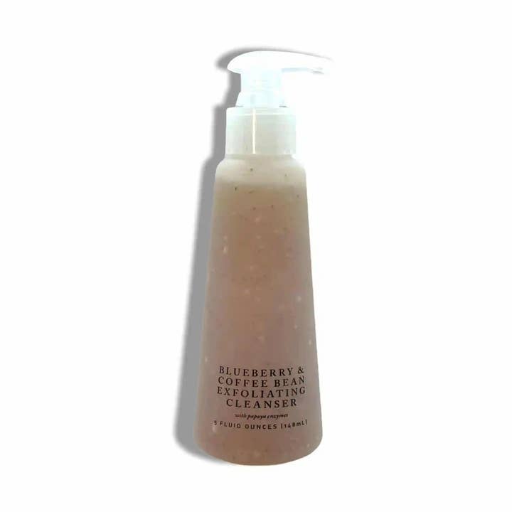 Blueberry & Coffee Bean Exfoliating Cleanser 5 fl. Oz (148 ml) for wholesale by SlimSpa The Body Care Specialists