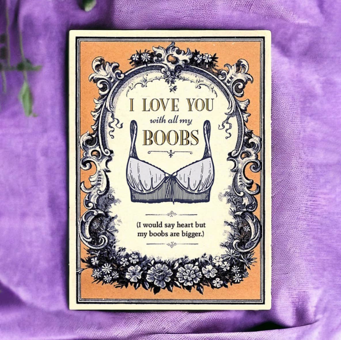 Bad Betty Greeting Co. - Wholesale Anniversary Card - Funny I Love You With All My Boobs Anniversary Card4