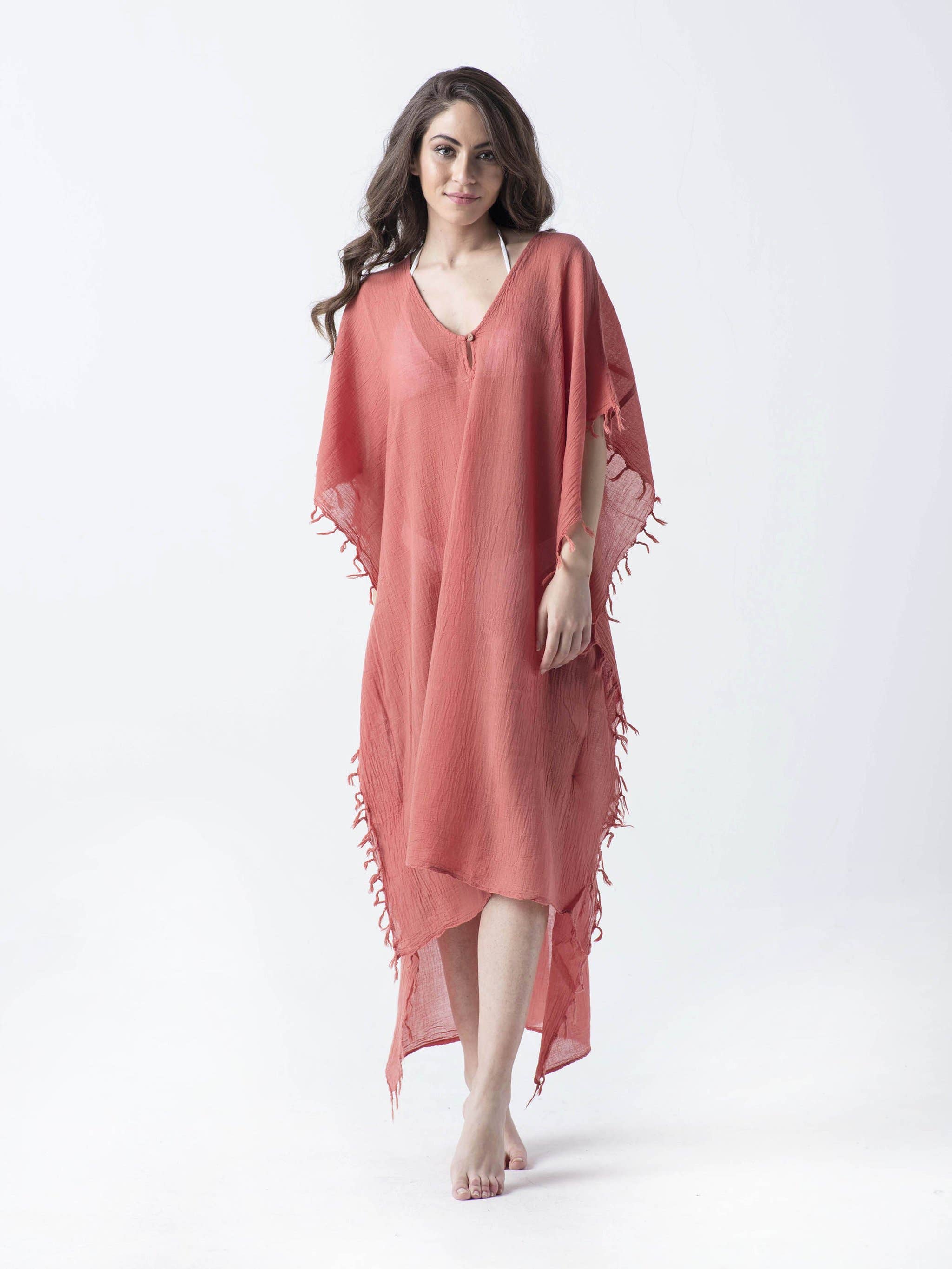 AYLIN COLERI-LUXURY RESORT/LOUNGE WEAR COLLECTION - Wholesale Swim Cover Up - Women's - Foxy-Beach/Resort Caftan13