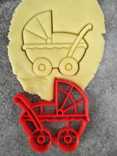 Stroller Cookie Cutter for wholesale by 3Dkoupe