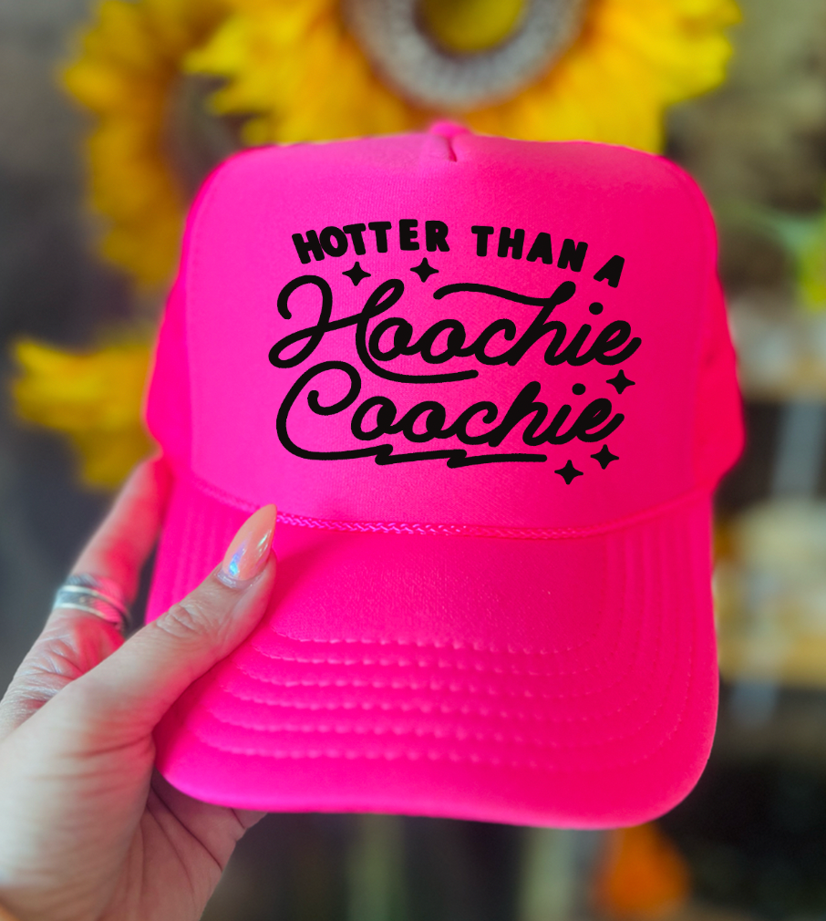 THE LATTIMORE CLAIM – wholesale Trucker hat – Women’s – Hotter Than A Hoochie Coochie Foam Otto Trucker - Multiple Colors5