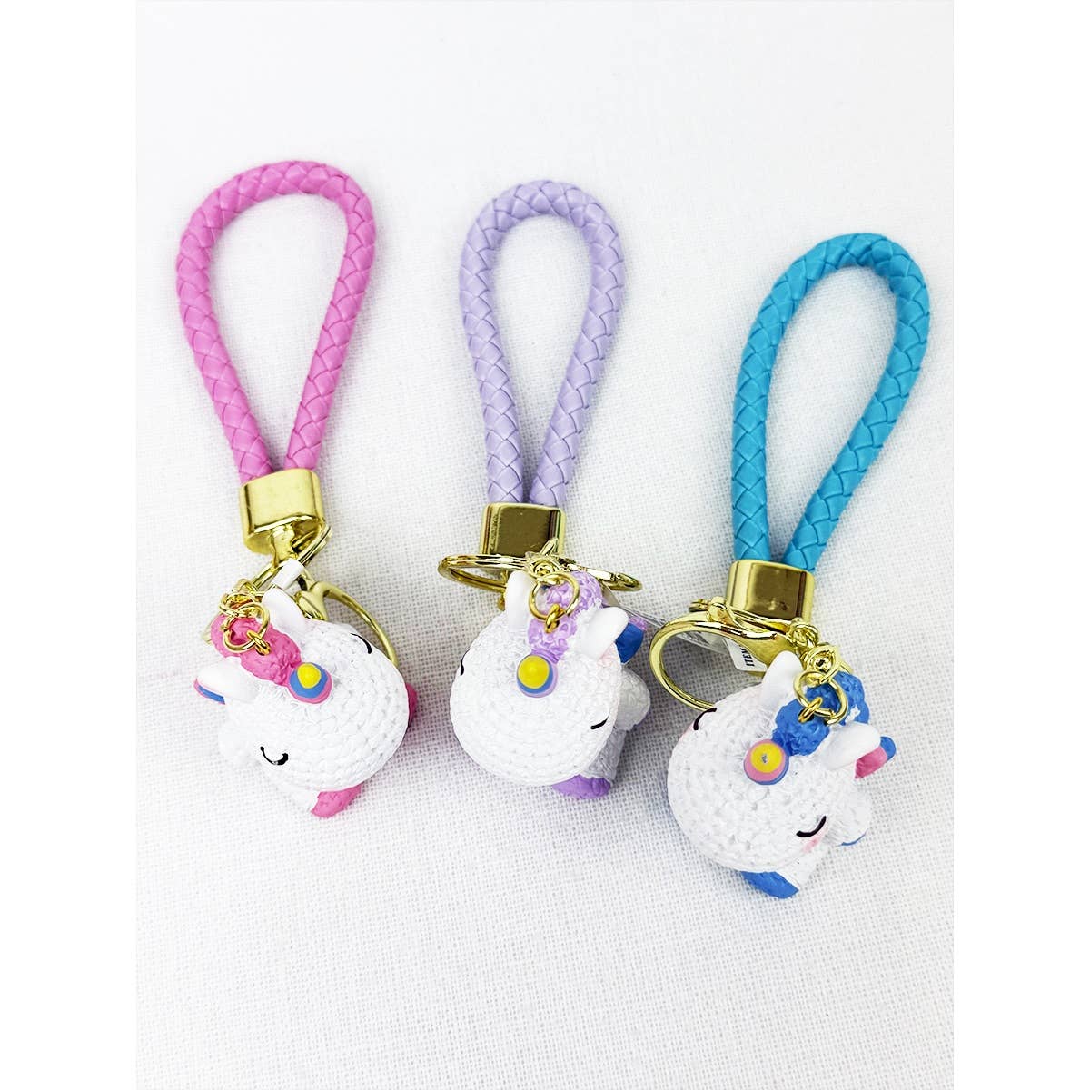MIX COLOR Cute Unicorn Keychain for wholesale on Faire4