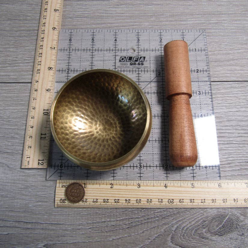 Keystone Crystals - Wholesale Meditation Supplies - Hammered Tibetan Singing Bowl Set – 3.5" Sound Healing Bowl4