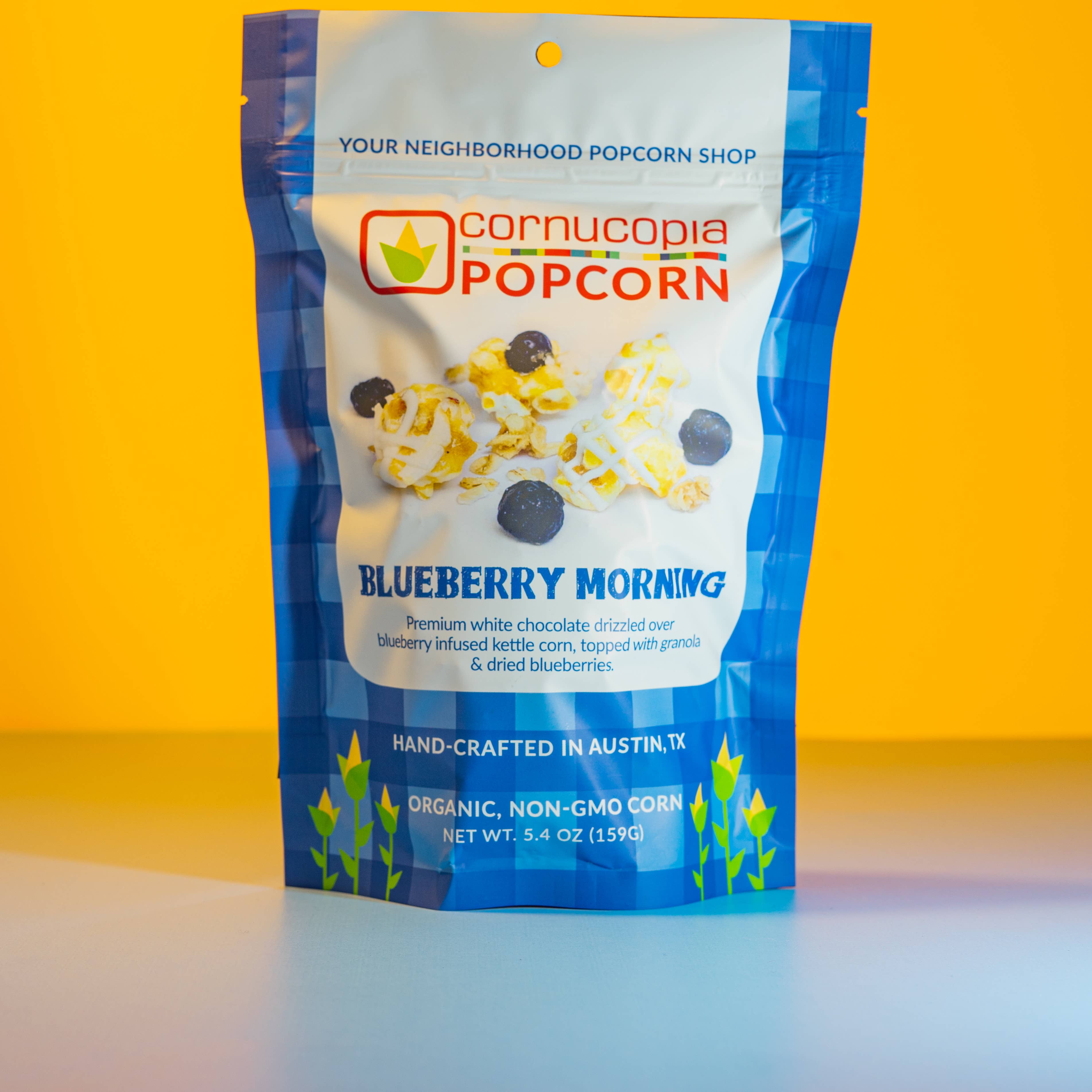 Cornucopia Popcorn - Wholesale Popcorn - NEW! Blueberry Morning Signature Bag- 10pk- Spring Flavor5
