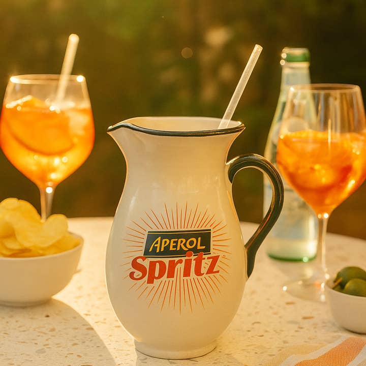 Really Nice Things - Wholesale Pitcher - Ceramic cocktail jar (Aperol mug)2