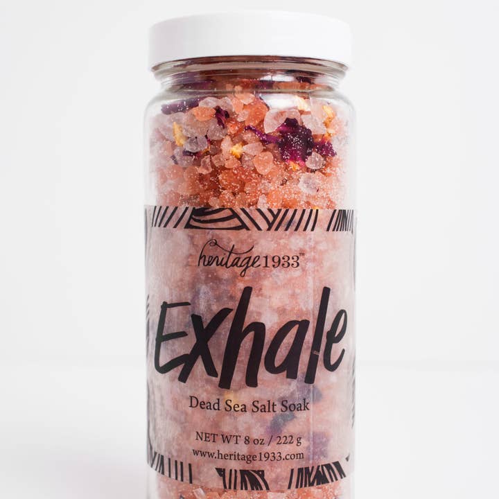 Exhale, Soaking Bath Salt for wholesale by Heritage 1933